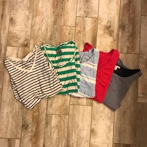 Lot of 5 Maternity Shirts